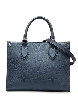 Louis Vuitton Pre-Owned: Голубая сумка 