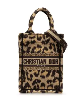 Christian Dior Pre-Owned: Коричневая сумка-шоппер 