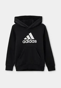 adidas: Чёрная толстовка 