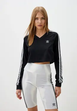 adidas Originals: Чёрный свитшот 