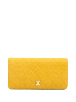 CHANEL Pre-Owned: Жёлтый кошелёк 