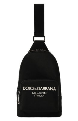 Dolce & Gabbana: Чёрный рюкзак 