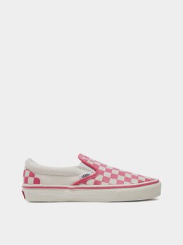 Vans: Розовые мокасины  Classic Slip On