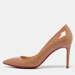 Christian Louboutin: Бежевые туфли  Pigalle