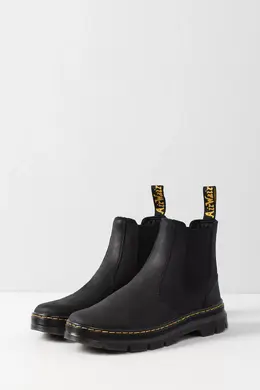 Dr. Martens: Чёрные ботинки 