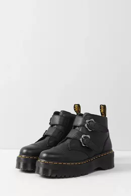 Dr. Martens: Чёрные ботинки 