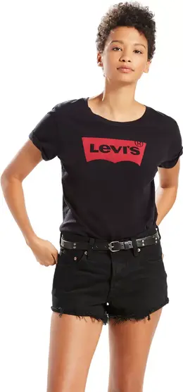 Levi's: Чёрная футболка  The Perfect Tee