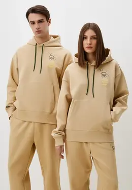 Lacoste: Бежевая толстовка 