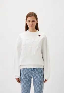 DKNY: Белый свитшот 