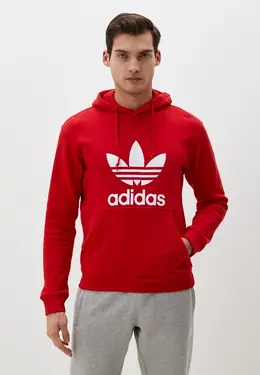 adidas Originals: Красная толстовка 