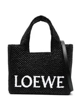 LOEWE: Чёрная сумка-шоппер 