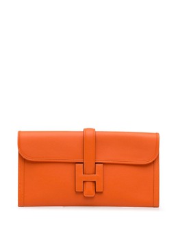 Hermès Pre-Owned: Оранжевый клатч