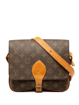 Louis Vuitton Pre-Owned: Коричневая сумка через плечо