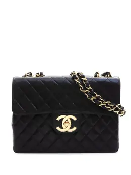 CHANEL Pre-Owned: Чёрная сумка 