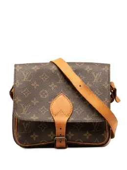 Louis Vuitton Pre-Owned: Коричневая сумка через плечо