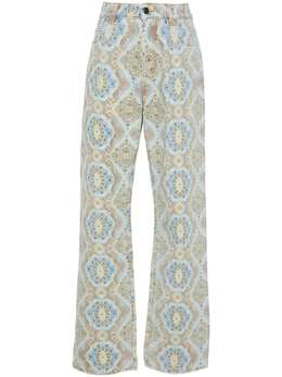 ETRO: Джинсы с принтом 