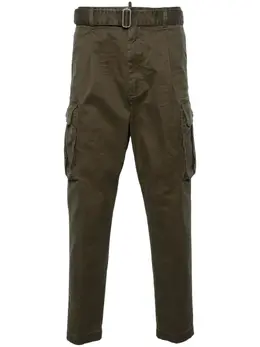 Dsquared2: Зелёные брюки 