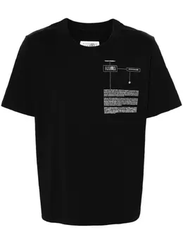 MM6 Maison Margiela: Хлопковая футболка 