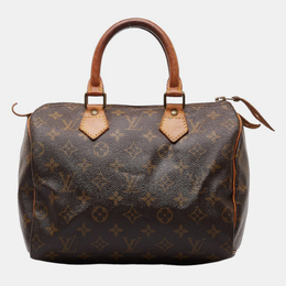 Louis Vuitton: Коричневая сумка Speedy