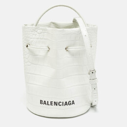 Balenciaga: Белая сумка  Everyday