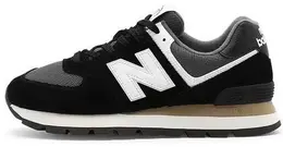 New Balance: Чёрные кроссовки  574