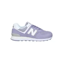 New Balance: Фиолетовые кроссовки  574