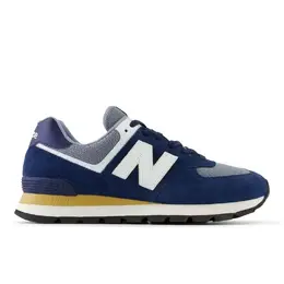 New Balance: Синие кроссовки  574