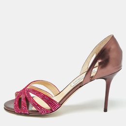 Jimmy Choo: Розовые сандалии 