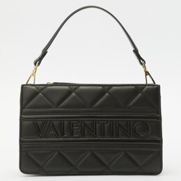 Valentino: Чёрная спортивная сумка 