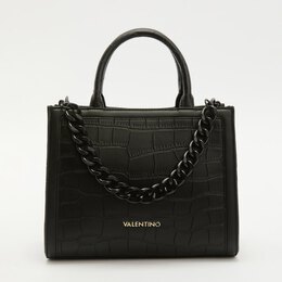 Valentino: Чёрная спортивная сумка 