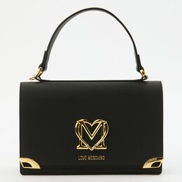 Love Moschino: Чёрная спортивная сумка 