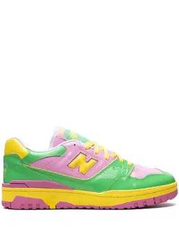 New Balance: Розовые кроссовки  550