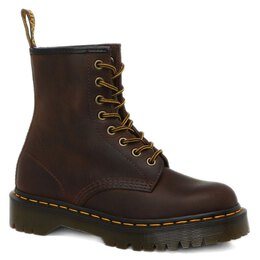 Dr. Martens: Коричневые ботинки 