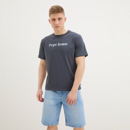 Pepe Jeans: Тёмная футболка 