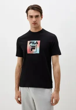 Fila: Чёрная футболка 