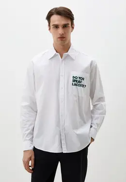 Lacoste: Белая рубашка 