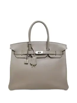 Hermès Pre-Owned: Серебристая сумка 