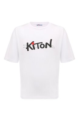 Kiton: Хлопковая футболка 