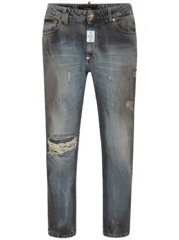 Philipp Plein: Прямые джинсы 