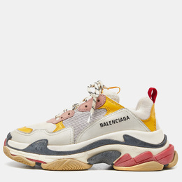 Balenciaga: Многоцветные кроссовки  Triple S