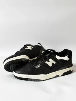 New Balance: Чёрные кеды  550