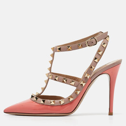 Valentino: Розовые туфли  Rockstud