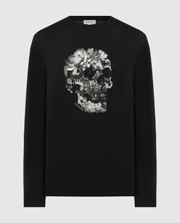 Alexander McQueen: Чёрный свитшот  Skull