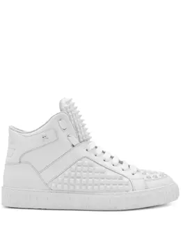 Philipp Plein: Белые кроссовки 