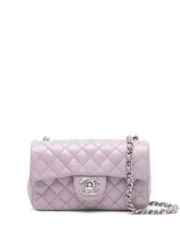 CHANEL Pre-Owned: Фиолетовая сумка