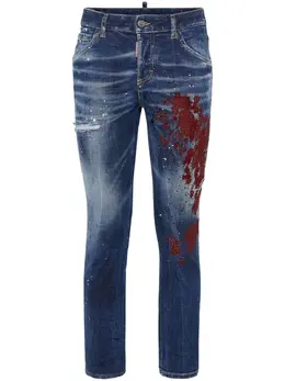 Dsquared2: Синие джинсы 