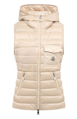 Moncler: Бежевый жилет 