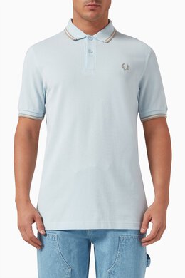 Fred Perry: Хлопковое поло Twin Tipped