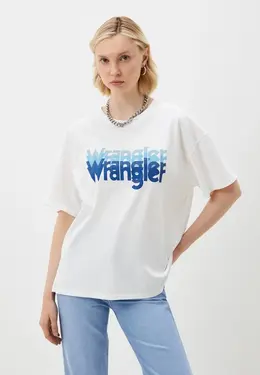 Wrangler: Белая футболка 