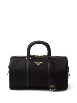Prada: Чёрная сумка-шоппер 